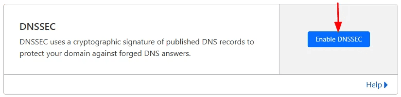 Enable DNSSEC