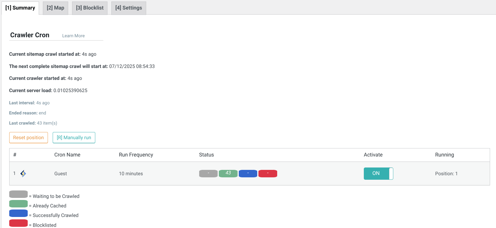Cara Setting LiteSpeed Crawler